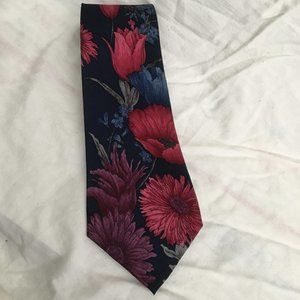 VTG Sinsabang Navy/Rose/Purple/Lt Blue Floral Tie